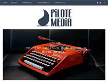 Tablet Screenshot of pilotemedia.com
